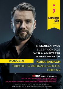 Plakat koncertu Kuby Badacha